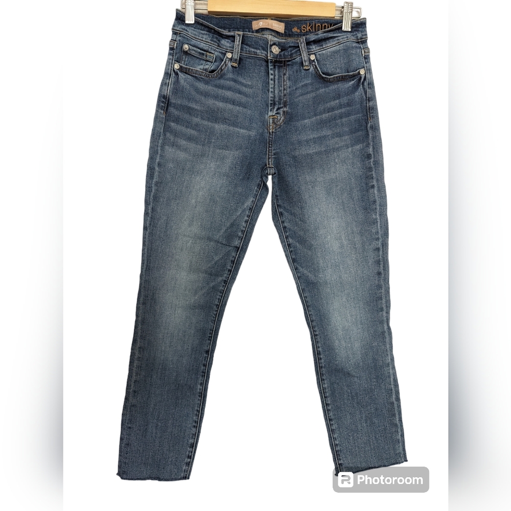 7 for All Mankind b(air) the Skinny Jeans Medium Wash‎ Size 29